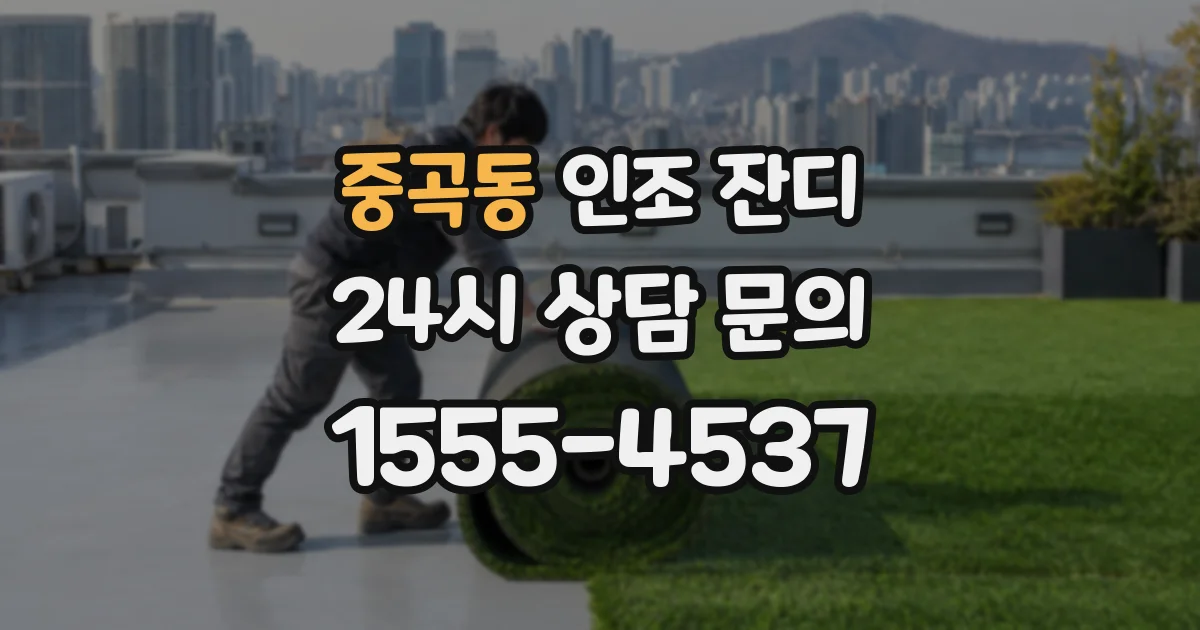 중곡동 인조 잔디