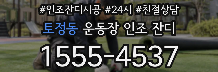 토정동 운동장 인조 잔디