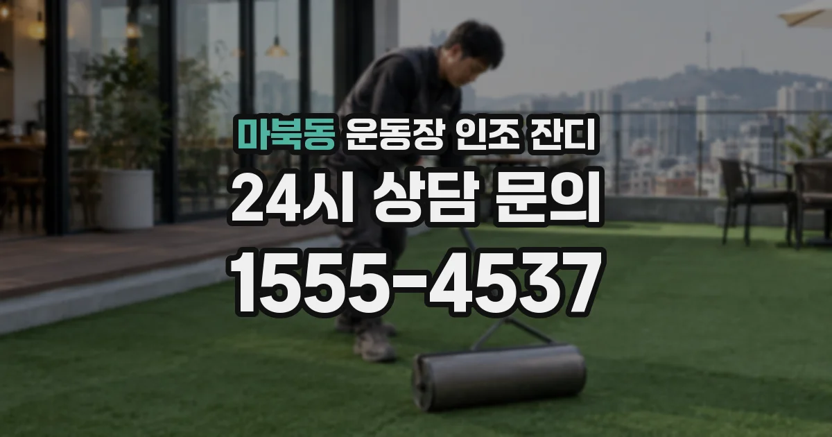 마북동 운동장 인조 잔디