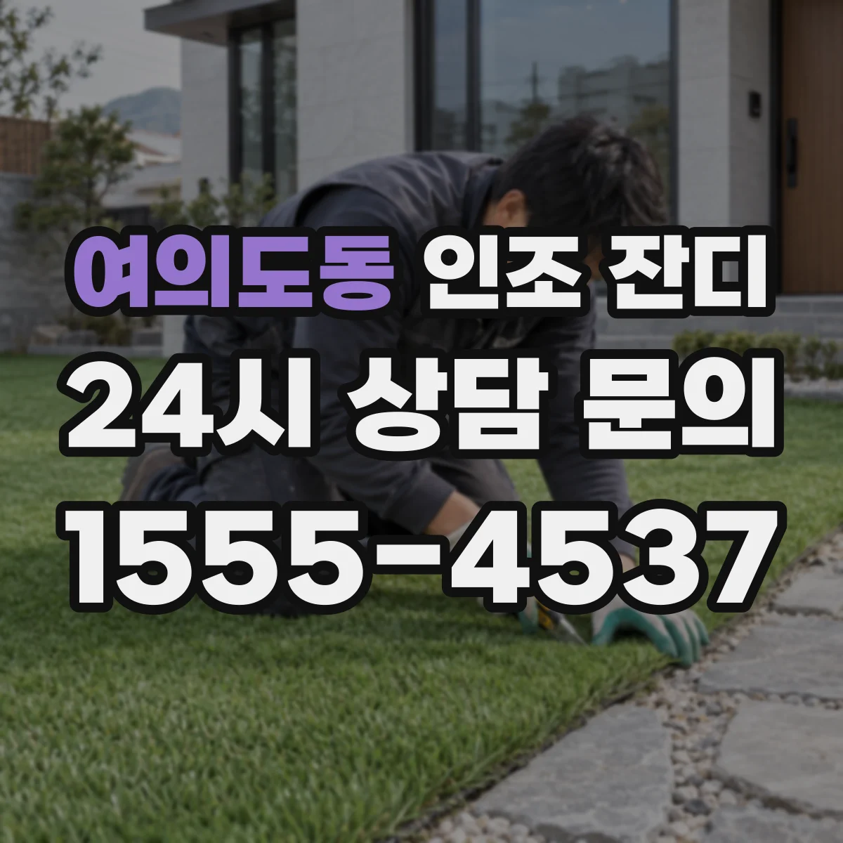 여의도동 인조 잔디