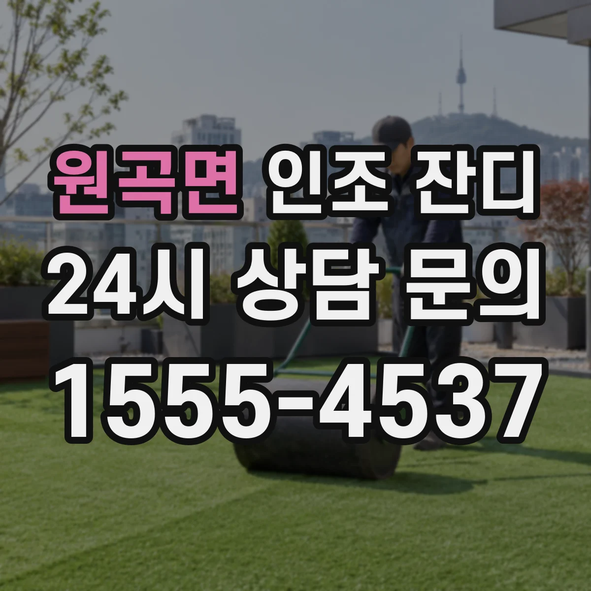 원곡면 인조 잔디