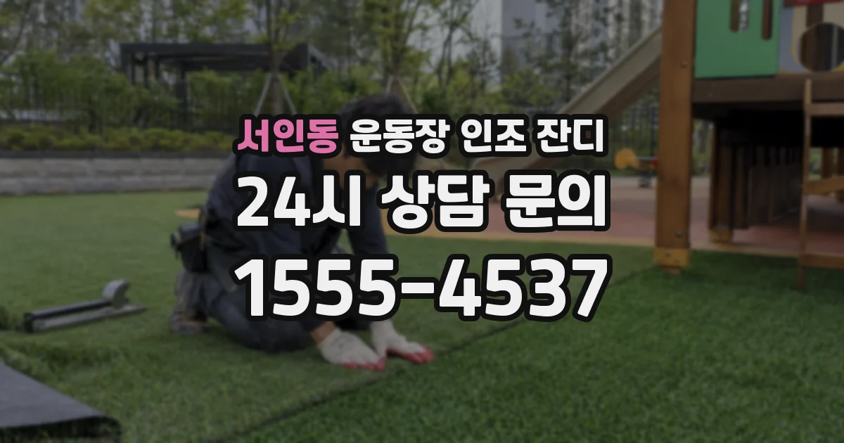 서인동 운동장 인조 잔디