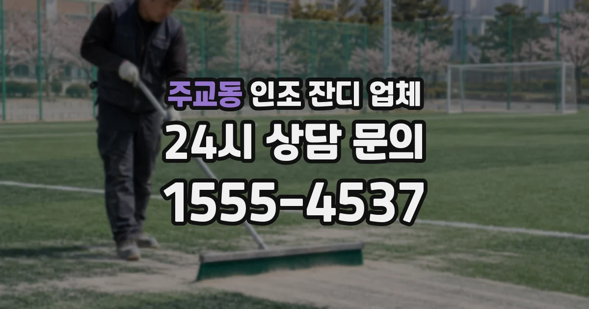 주교동 인조 잔디 업체