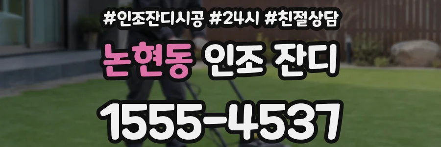 논현동 인조 잔디