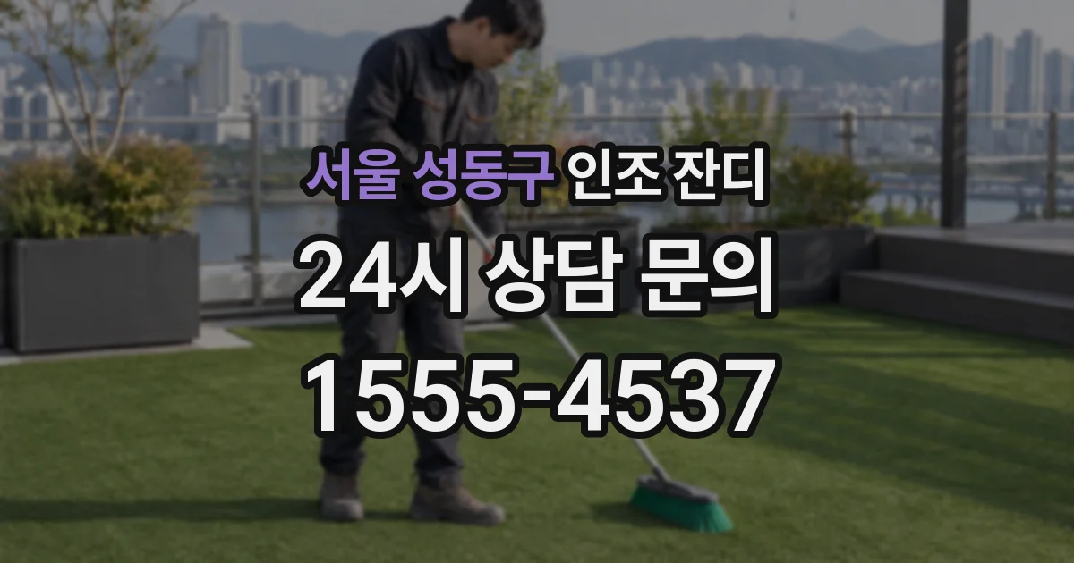 서울 성동구 인조 잔디
