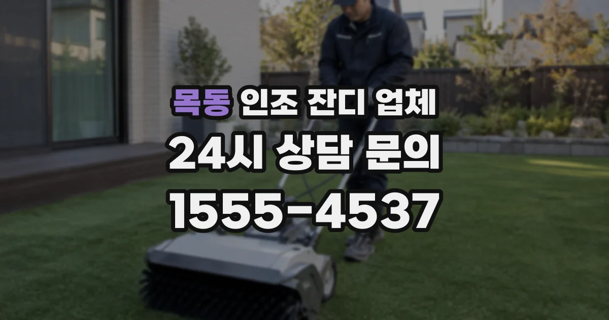 목동 인조 잔디 업체