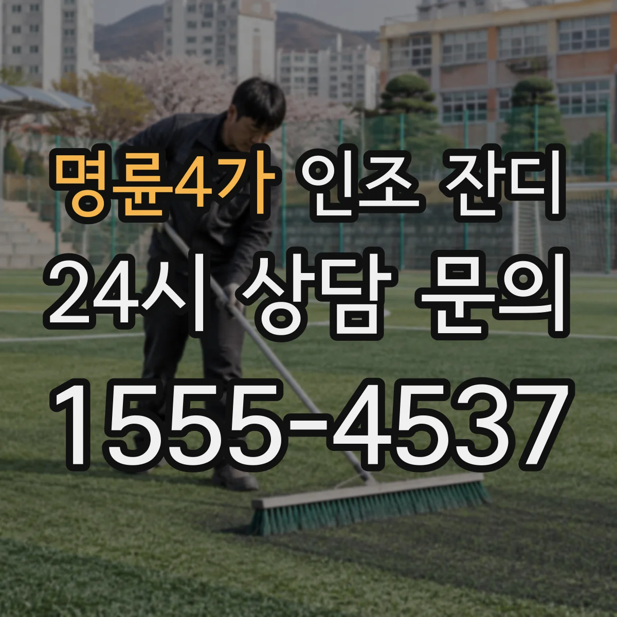 명륜4가 인조 잔디