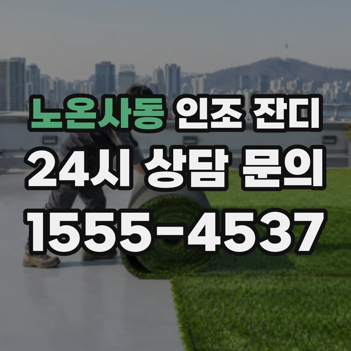 노온사동 인조 잔디