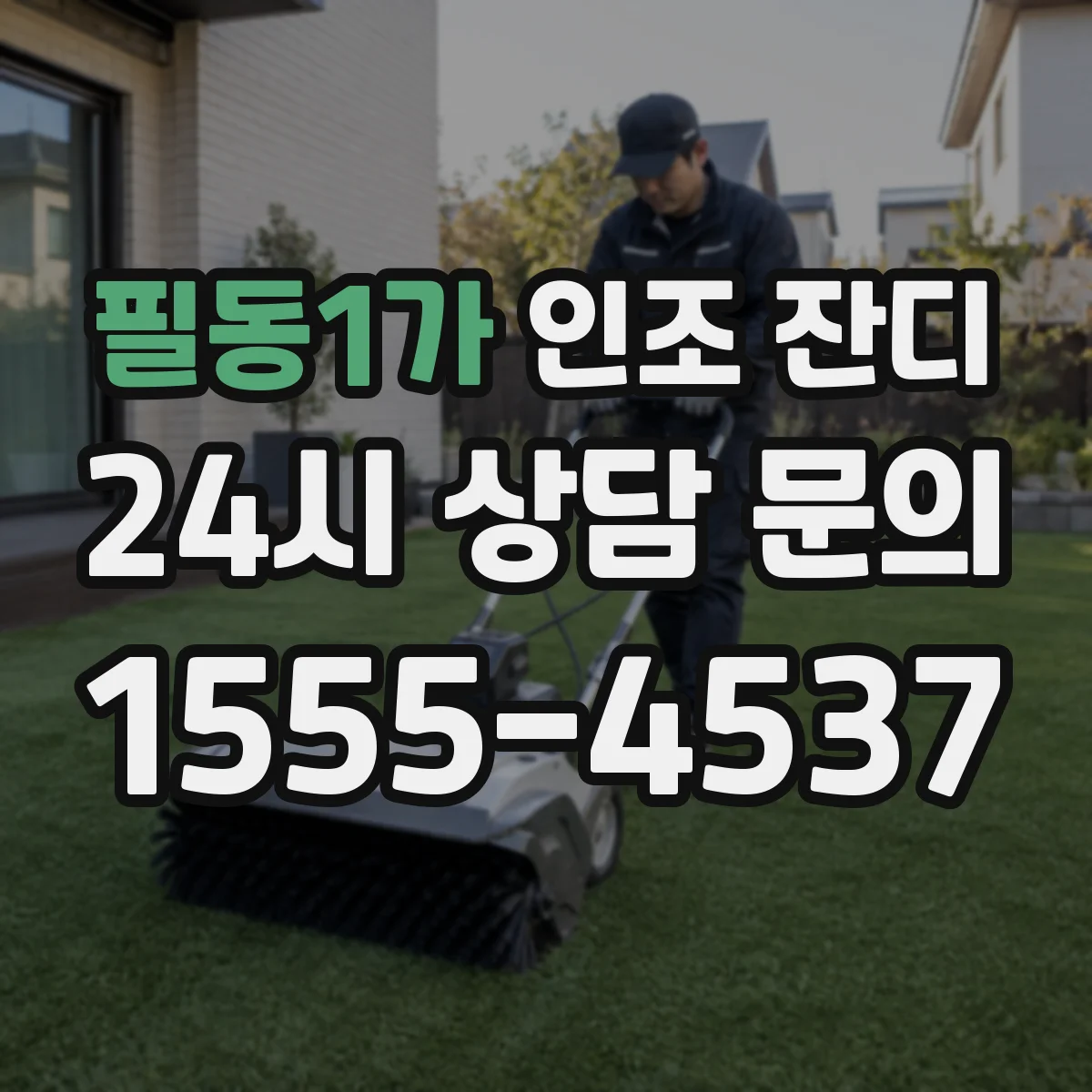 필동1가 인조 잔디