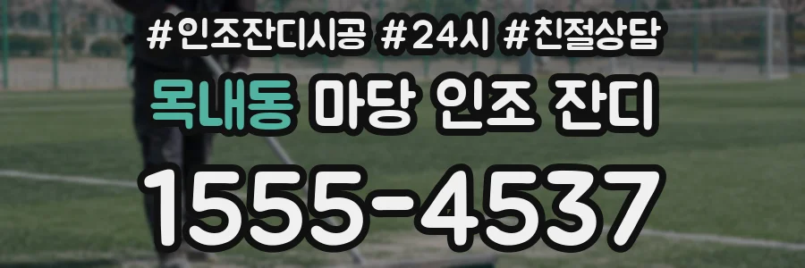 목내동 마당 인조 잔디