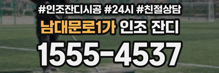 남대문로1가 인조 잔디