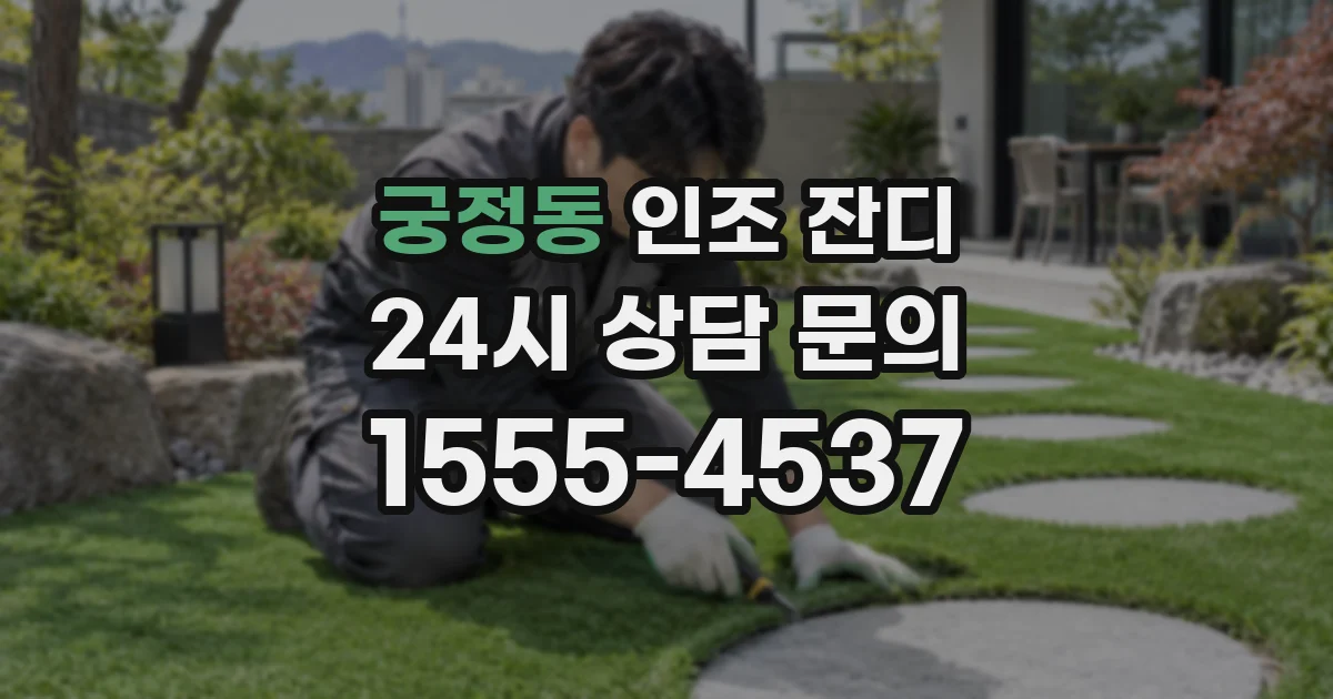 궁정동 인조 잔디