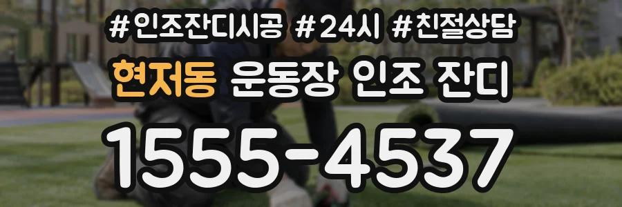 현저동 운동장 인조 잔디