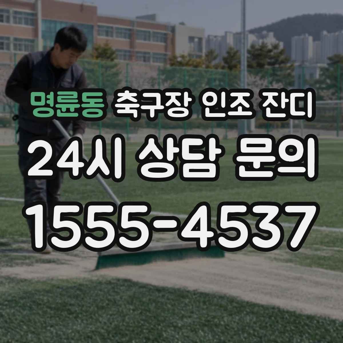 명륜동 축구장 인조 잔디