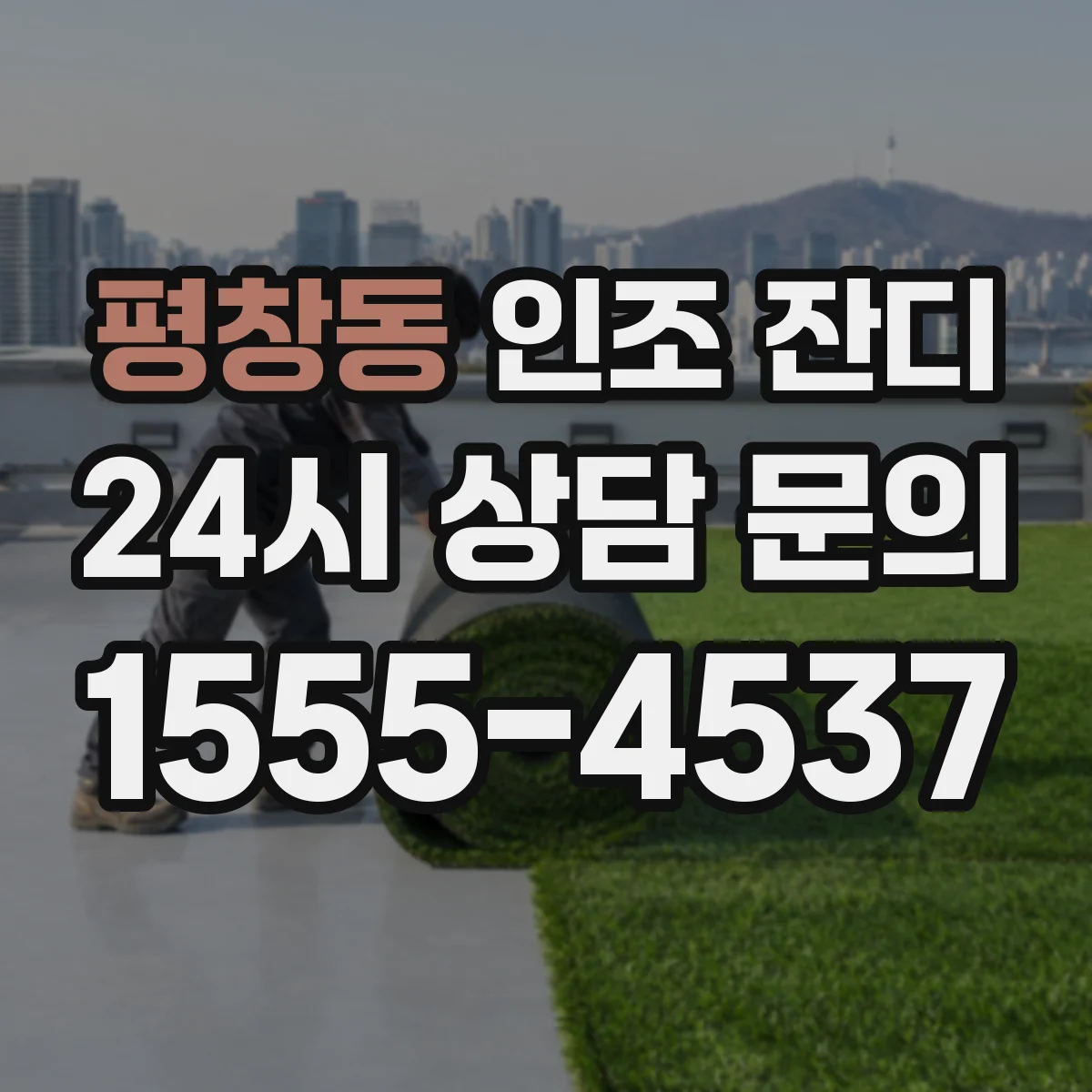 평창동 인조 잔디