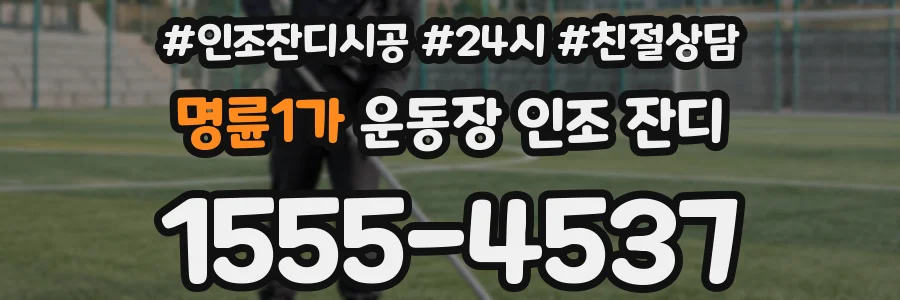 명륜1가 운동장 인조 잔디