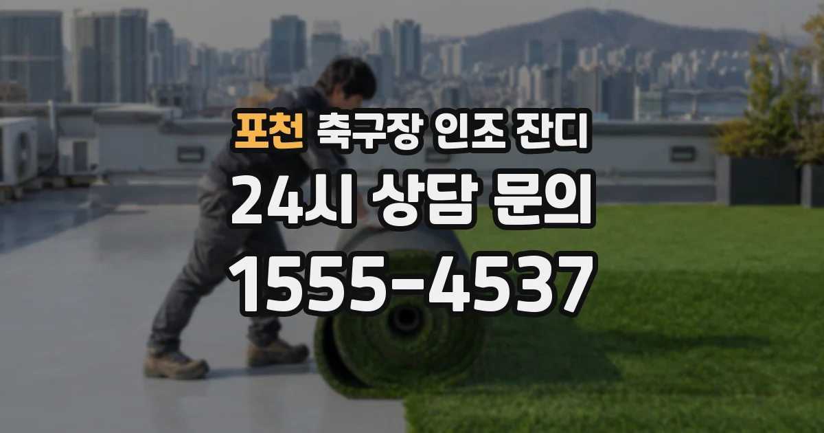 포천 축구장 인조 잔디