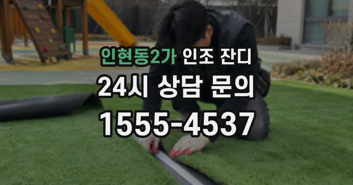 인현동2가 인조 잔디