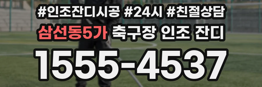 삼선동5가 축구장 인조 잔디
