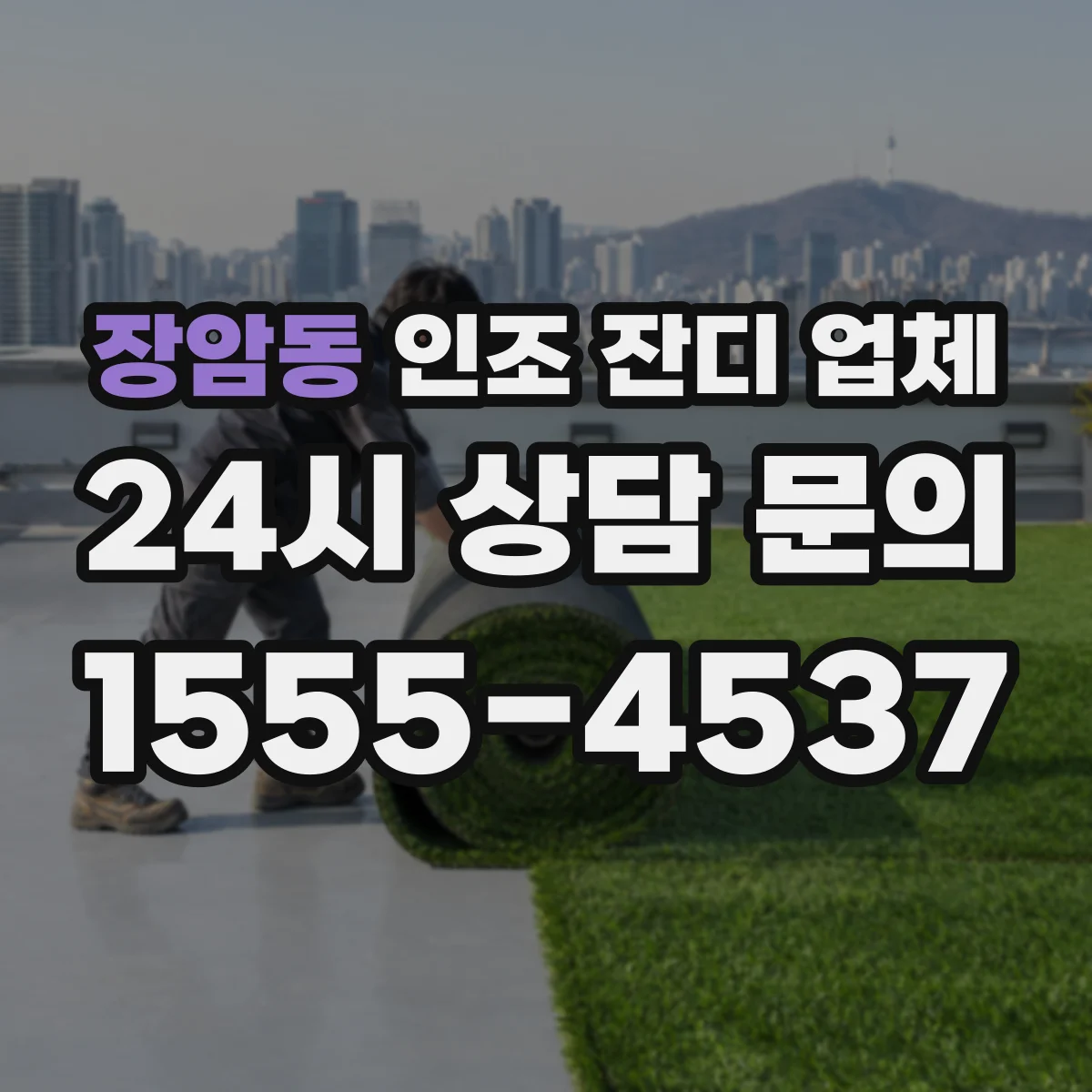 장암동 인조 잔디 업체