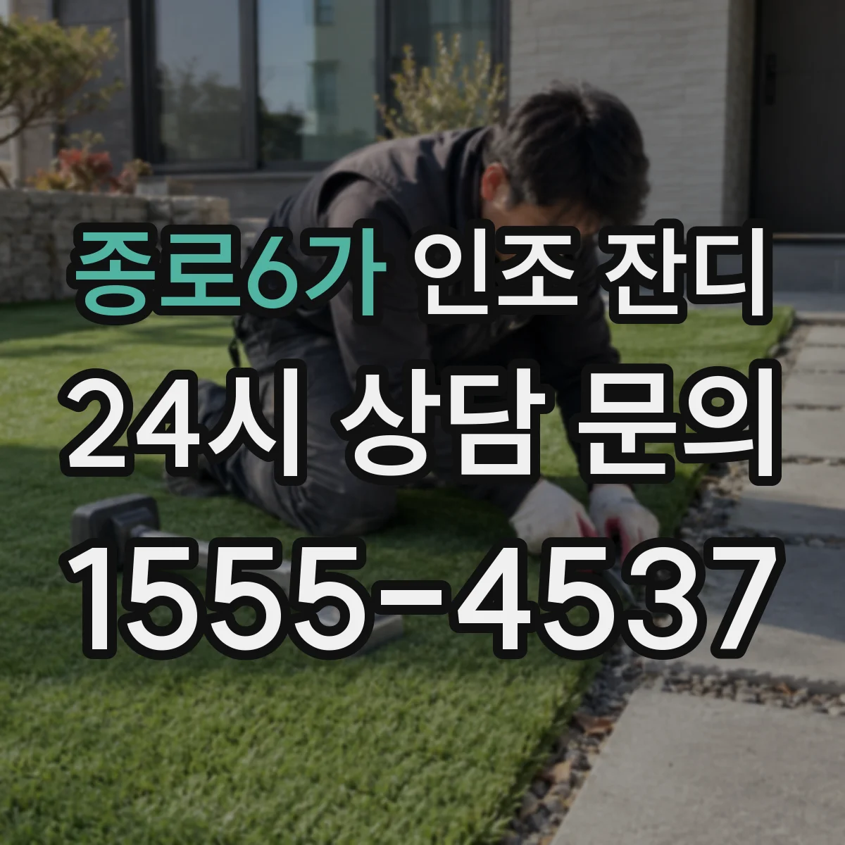 종로6가 인조 잔디