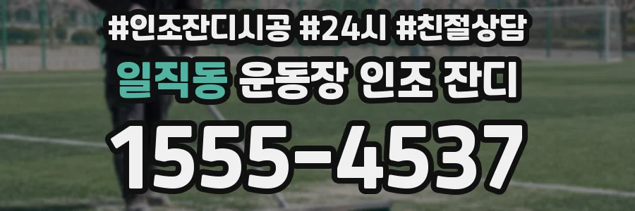 일직동 운동장 인조 잔디