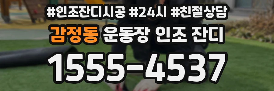 감정동 운동장 인조 잔디