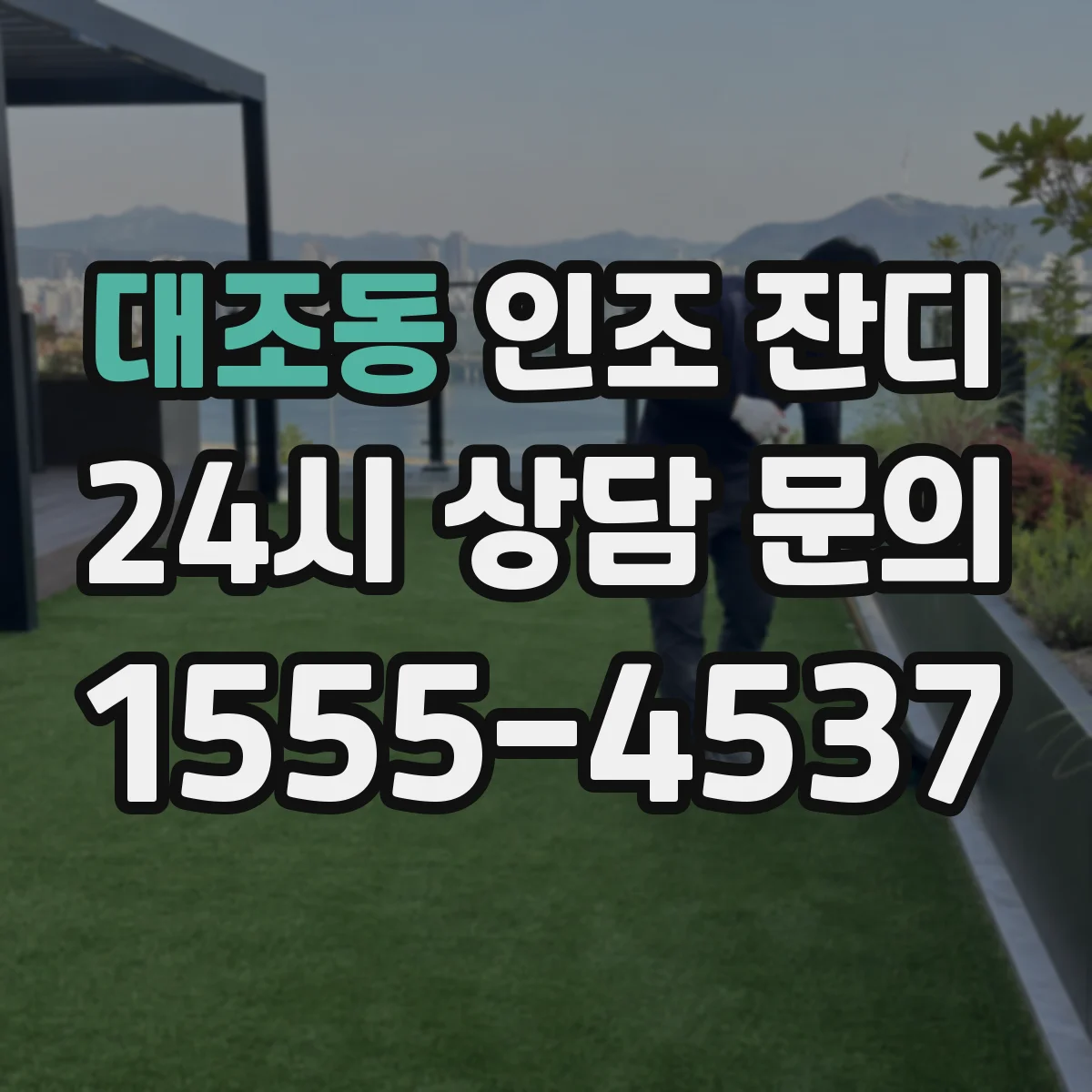 대조동 인조 잔디