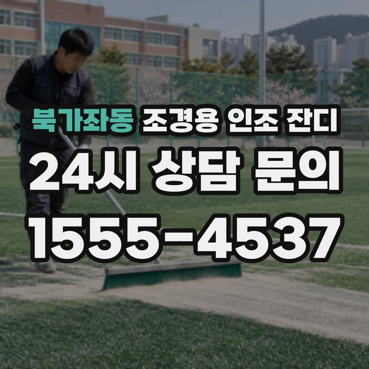 북가좌동 조경용 인조 잔디