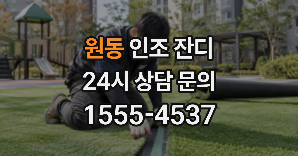 원동 인조 잔디