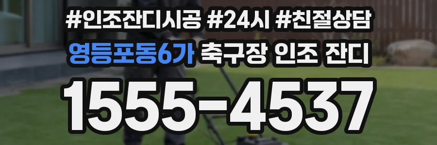 영등포동6가 축구장 인조 잔디
