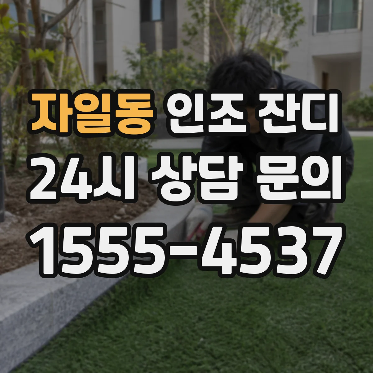 자일동 인조 잔디