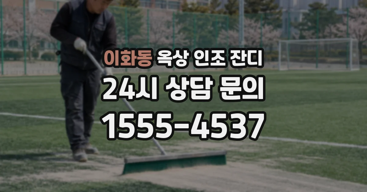 이화동 옥상 인조 잔디