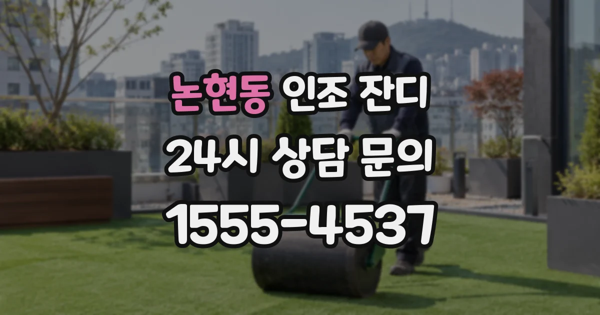논현동 인조 잔디