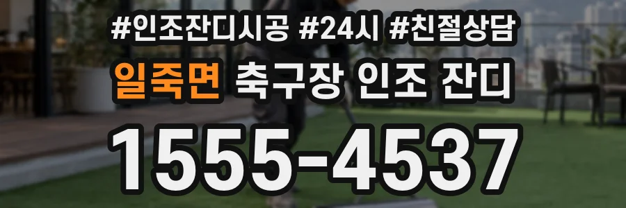 일죽면 축구장 인조 잔디