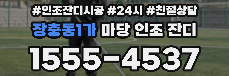 장충동1가 마당 인조 잔디