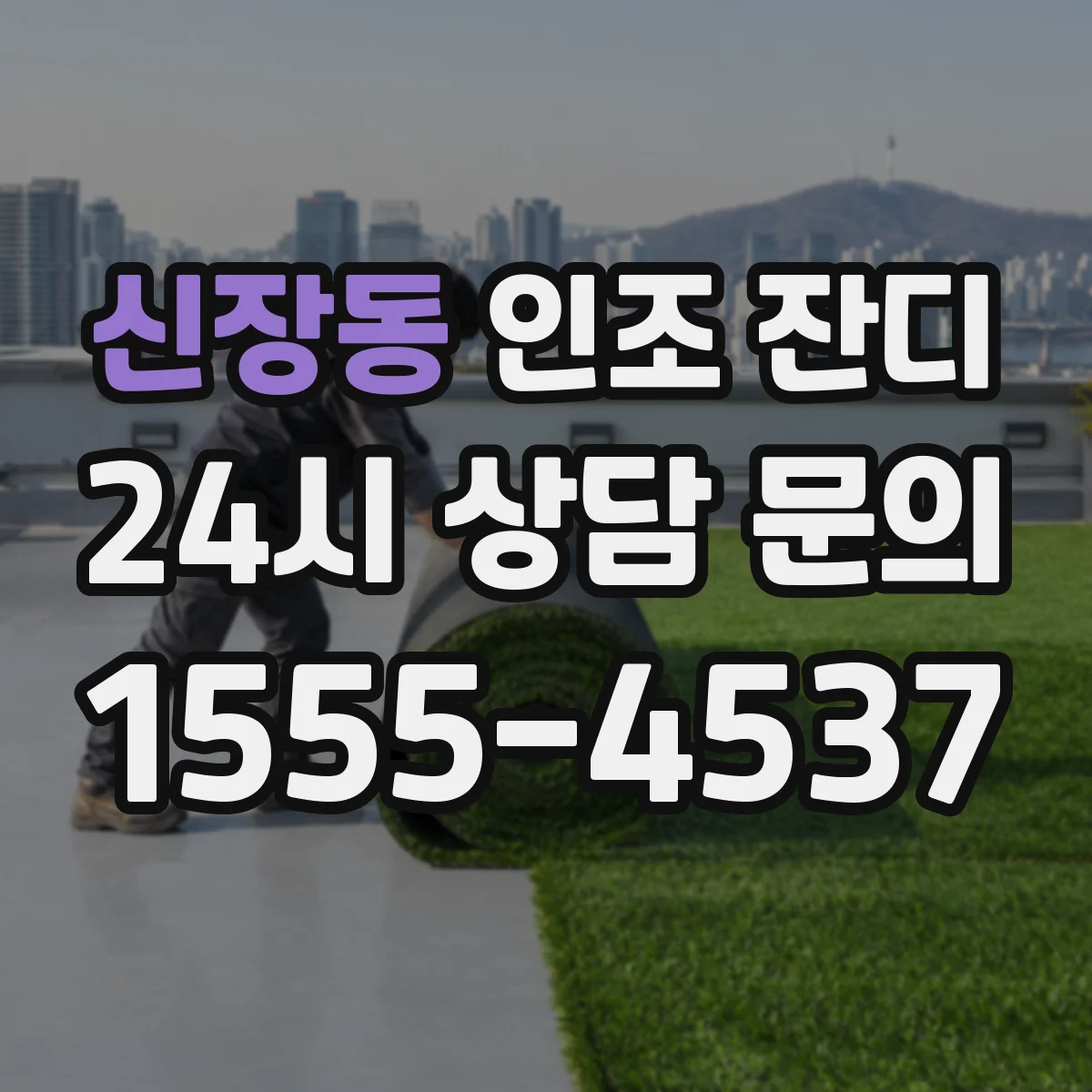 신장동 인조 잔디