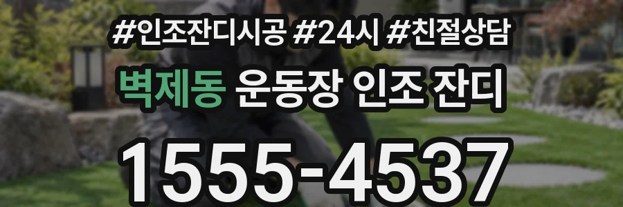 벽제동 운동장 인조 잔디