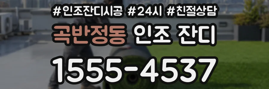 곡반정동 인조 잔디