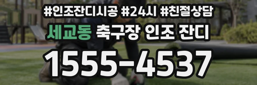 세교동 축구장 인조 잔디