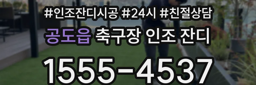 공도읍 축구장 인조 잔디