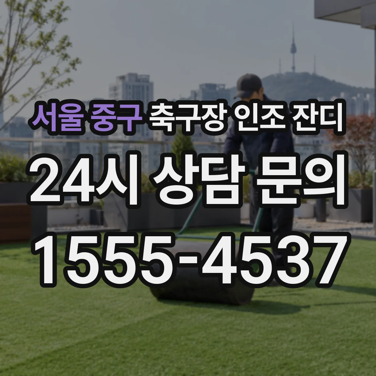 서울 중구 축구장 인조 잔디