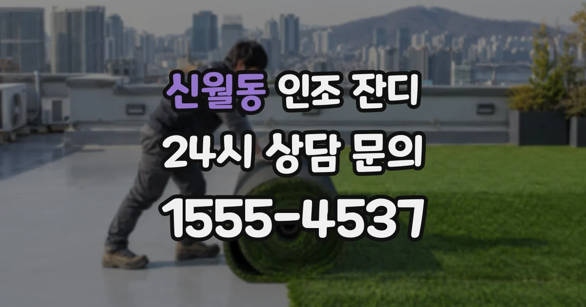 신월동 인조 잔디