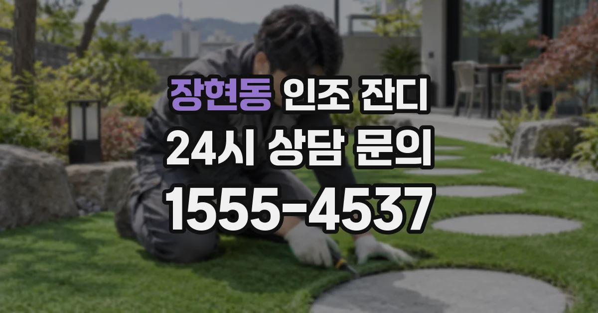장현동 인조 잔디