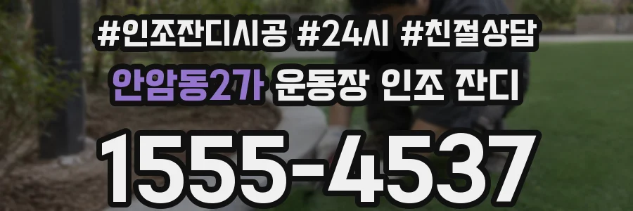 안암동2가 운동장 인조 잔디