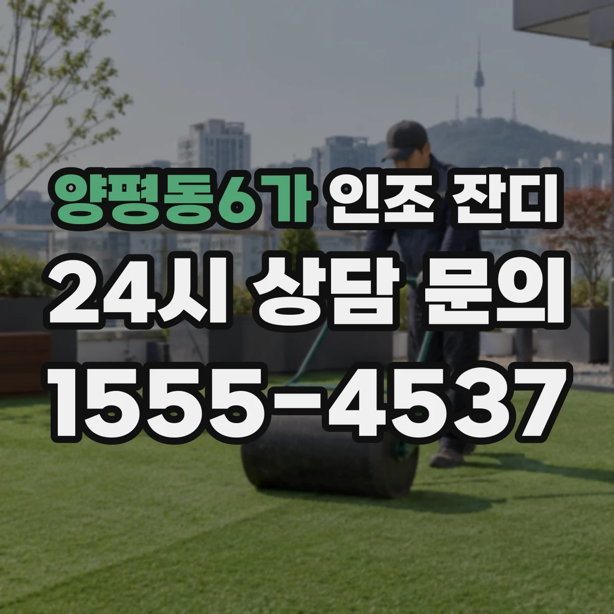 양평동6가 인조 잔디