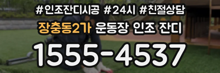장충동2가 운동장 인조 잔디