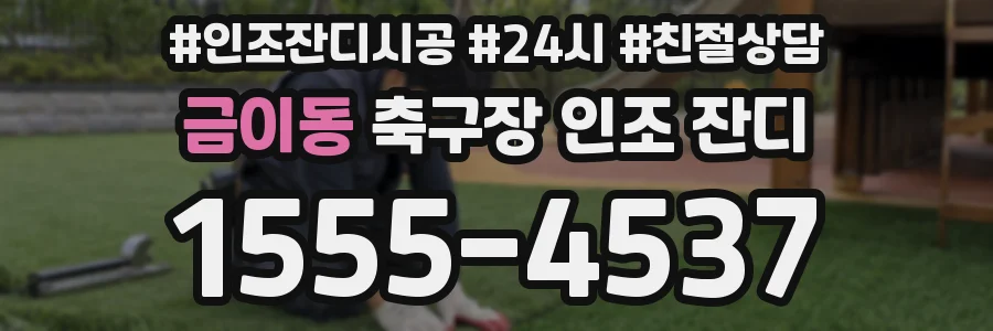 금이동 축구장 인조 잔디