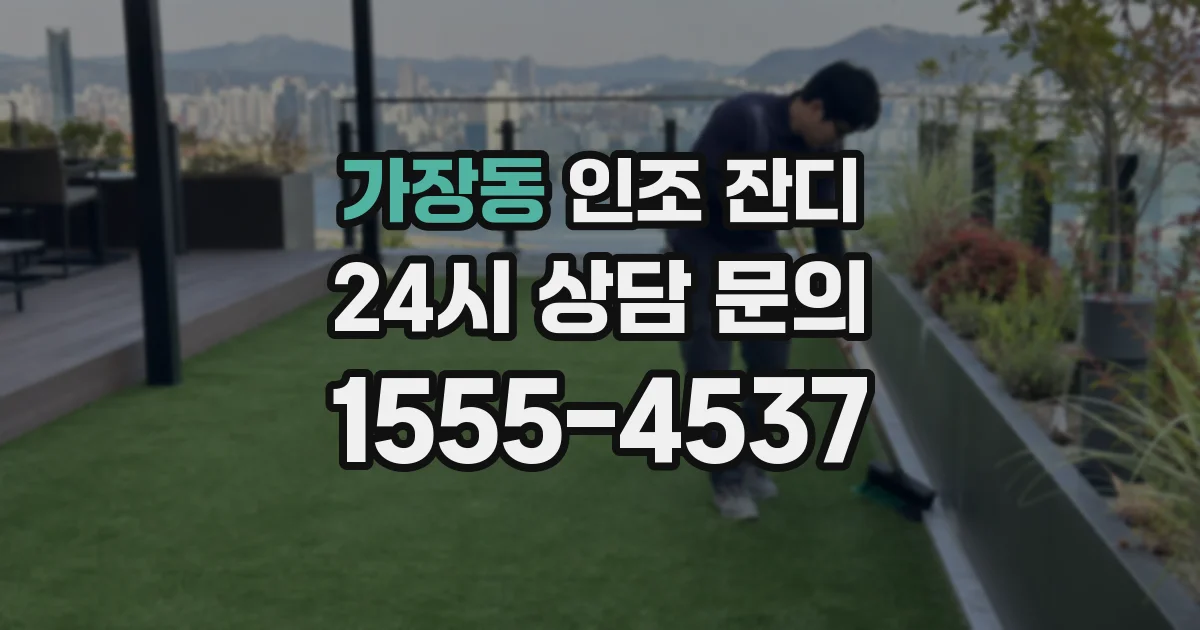 가장동 인조 잔디