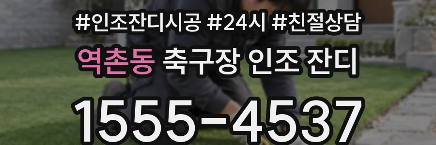 역촌동 축구장 인조 잔디